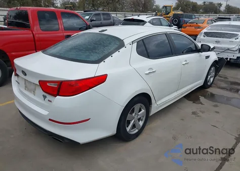 2014 Kia Optima Lx z USA, uszkodzony, nr VIN 5XXGM4A74EG271428